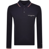 TOMMY HILFIGER TOMMY HILFIGER LONG SLEEVE POLO T SHIRT NAVY