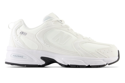 Pre-owned New Balance 530 White Castlerock In White/castlerock