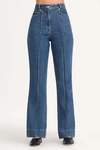 Merlette Beacon Jean In Mid-blue Wash In Mid-blue Wash