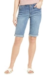 Wit & Wisdom 'ab'solution Cuffed Denim Shorts In Light Blue