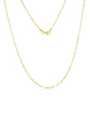 Simona Paper Clip Chain Necklace In Gold