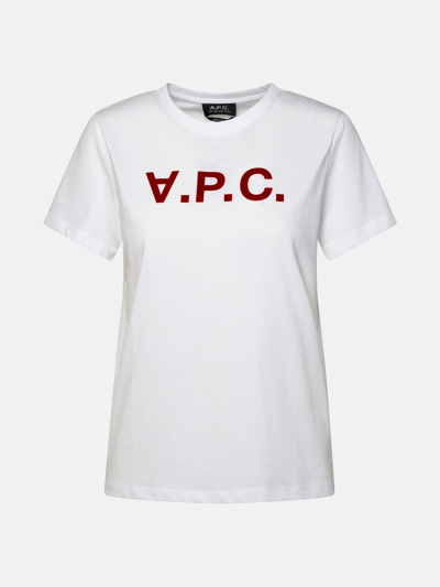 Apc Kids' T-shirt Logo In White