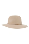 Bruno Magli Wool Fedora In Camel