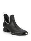 ALEXANDER WANG Kori Cutout Studded Leather Ankle Boots