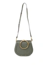 CHLOÉ Small Nile Leather & Suede Bag