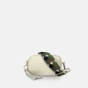 APATCHY LONDON THE MINI TASSEL STONE LEATHER PHONE BAG WITH KHAKI PILLS STRAP