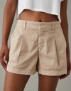 AMERICAN EAGLE OUTFITTERS AE HIGH-WAISTED TROUSER SHORT