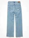 AMERICAN EAGLE OUTFITTERS AE RIPPED SUPER HIGH-WAISTED BAGGY WIDE-LEG JEAN