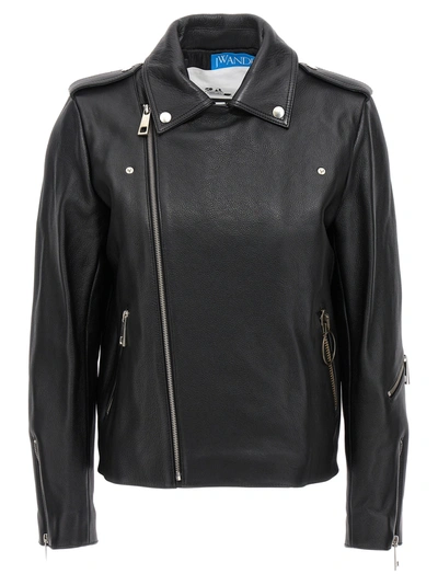 Apc Black Jw Anderson Edition Leather Jacket