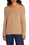 FAVORITE DAUGHTER THE ANDREA OFF THE SHOULDER WOOL & CASHMERE BLEND SWEATER