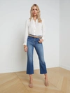 L AGENCE KENDRA CROPPED FLARE JEAN