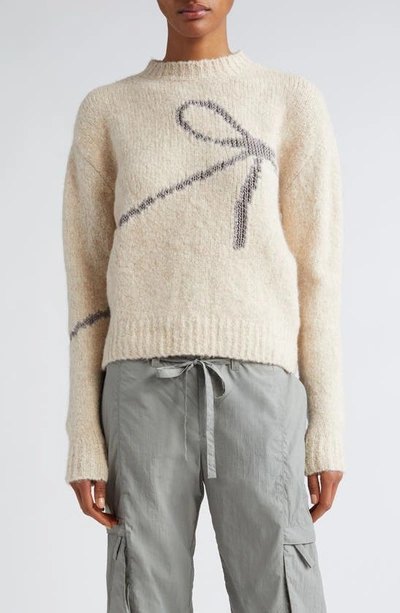 Paloma Wool Tana Intarsia-knit Jumper In Ecru