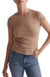 Madewell Brightside Rib T-shirt In Dark Rope