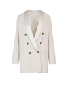 Brunello Cucinelli Blazer  Woman Color Yellow Cream In Yellow Cream
