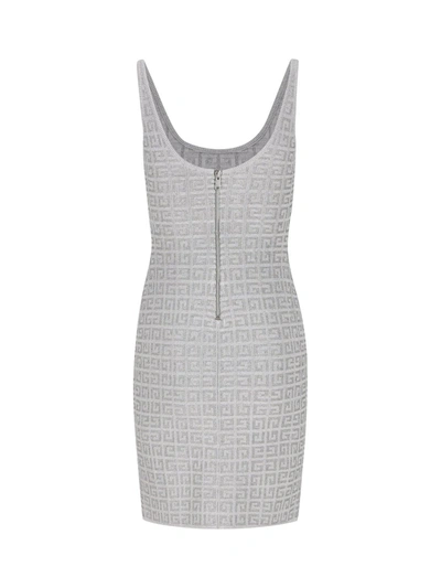 Givenchy Metallic 4g-monogram Body-con Dress In Default Title