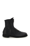GUIDI GUIDI FRONT ZIP LEATHER ANKLE BOOTS MEN