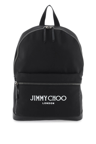 Jimmy Choo 'wilmer' Backpack Men In Black