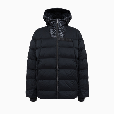 On Challenger Webbing-trimmed Quilted Shell Hooded Down Jacket In Black