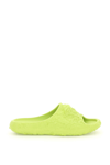 Versace Green Palazzo Slides In Green
