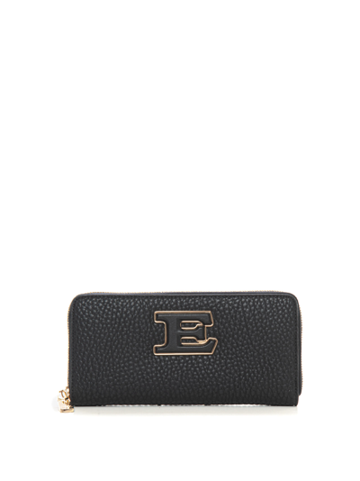 Ermanno Scervino Eba Soft Zip Wallet In Black