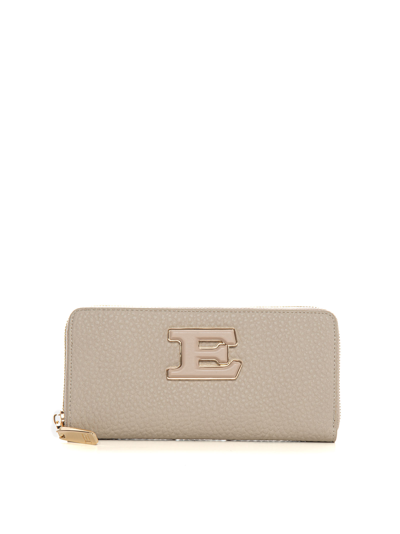 Ermanno Scervino Eba Soft Zip Wallet In Cream