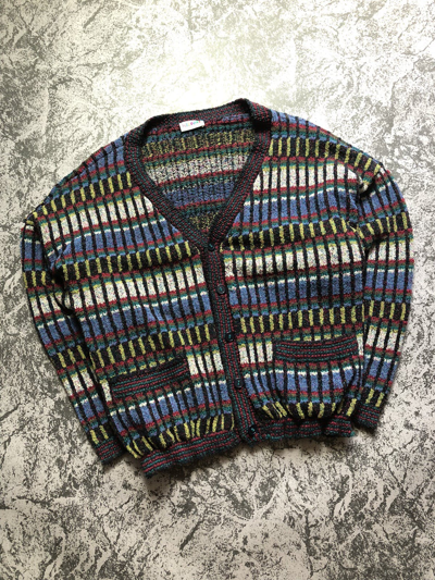 Pre-owned Missoni Vintage Knit Cardigan  I Filati Multicolor
