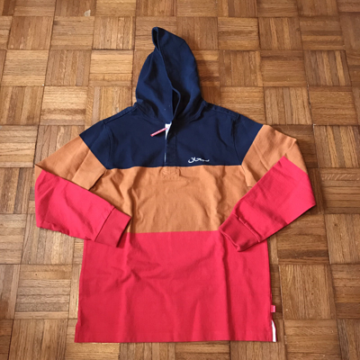 Pre-owned Supreme Arabic Logo Rugby Hooded L/s In Multicolor