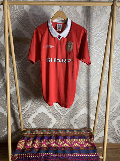 Pre-owned Manchester United X Soccer Jersey Vintage Manchester United Champions League Final 1989 Y2k In Red