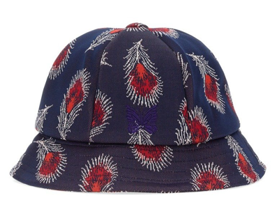 Needles Logo-embroidered Abstract-print Bucket Hat In Multicolour