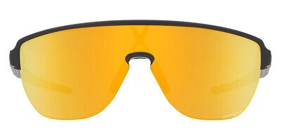Pre-owned Oakley Corridor Oo9248 Sunglasses Men Matte Carbon / 24k Iridium Mirrored