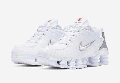 Pre-owned Nike Wmns Shox Tl White Black 2colors Ar3566-002,100 Us 5-15 Brand In Ar3566-100(white）