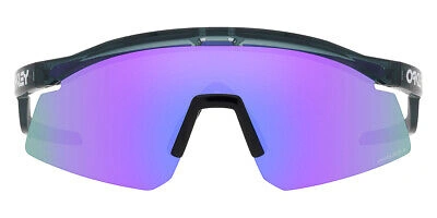 Pre-owned Oakley Hydra Oo9229 Sunglasses Men Crystal Black / Prizm Violet In Purple
