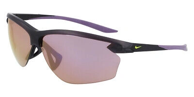 Pre-owned Nike Victory E Dv2144 Sunglasses Matte Cave Purple Violet Mirrored 70mm