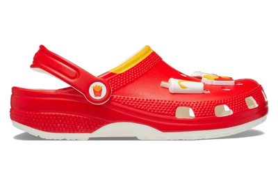Pre-owned Crocs Classic Clog Mcdonald's In Red/yellow-white