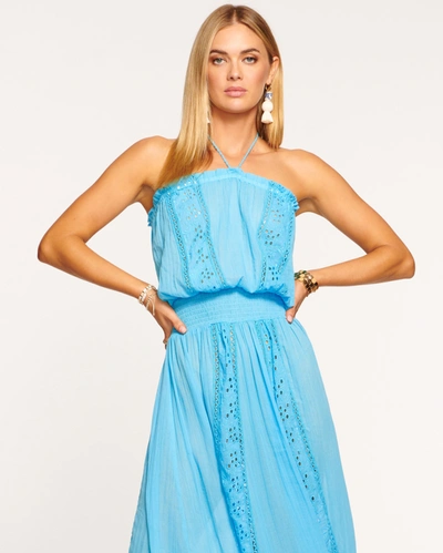 Ramy Brook Elyse Strapless Coverup Dress In Poolside