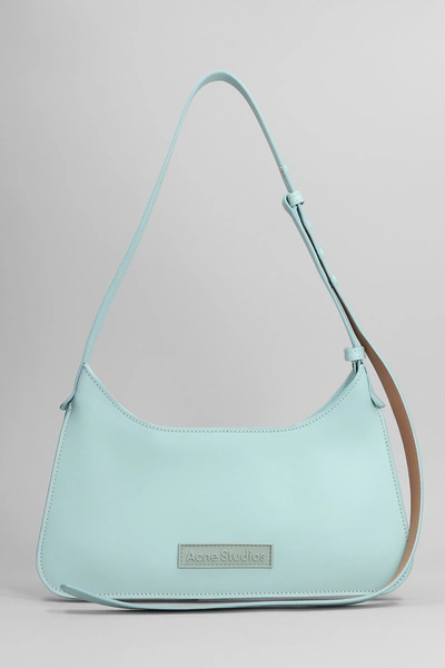Acne Studios Platt Mini Handbag -  - Light Blue - Leather In Cyan
