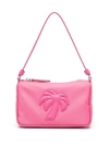 Palm Angels Pink Palm Tree Shoulder Bah In Nylon In Fuxia