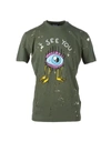 DSQUARED2 DSQUARED2 MENS MILITARY GREEN T-SHIRT