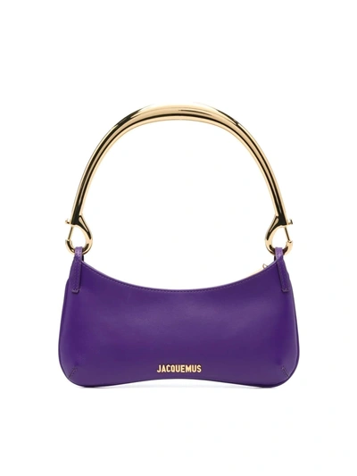 Jacquemus Le Bisou Mousqueton Bag In Purple