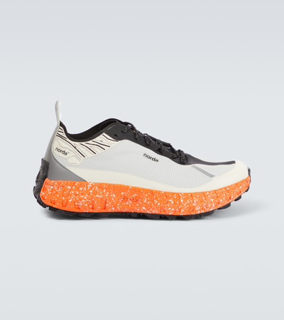 Norda 001 G+ Spike Running Shoes In Gry / Orng