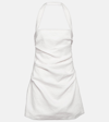 Sir Noemi Gathered Halter Mini Dress In White