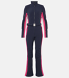 Bogner Talisha Colorblocked Ski Suit In Blue
