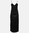 Sir Noemi Balconette Midi Dress In Black