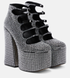 Marc Jacobs Kiki Embellished Suede Ankle Boots In Black