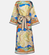 Zimmermann Alight Midi Dress In Multicoloured