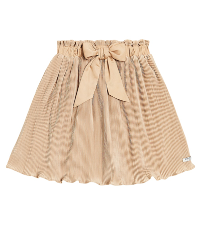 Donsje Kids' Plose Skirt In Beige