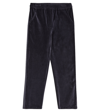 Donsje Zorzi Velvet Tuxedo Pants In Blue