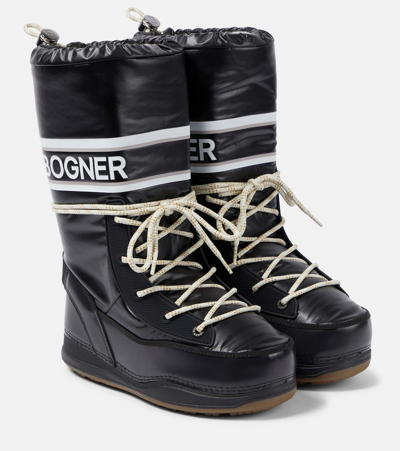 Bogner Les Arcs 1 Pvc Knee-high Snow Boots In Black