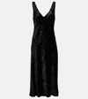 VINCE VELVET SLIP DRESS