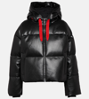 PERFECT MOMENT TAOS FAUX LEATHER DOWN JACKET